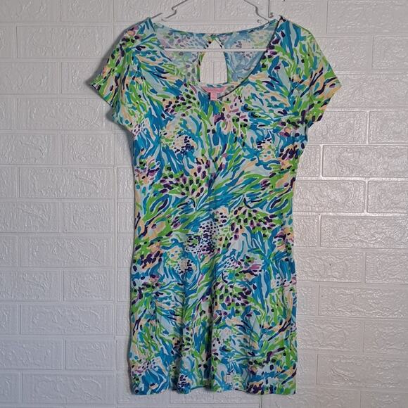 Lilly Pulitzer Daniella Dress in Resort White Sea Soiree XS - Picture 4 of 9